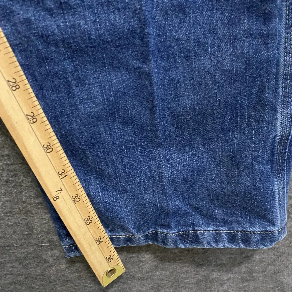 NEW Wrangler Five Star Carpenter Jeans Men 36x34 Blue Relaxed Fit Denim Workwear